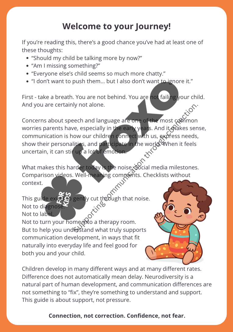 Support Your Child’s Speech & Language (Without Pressure!)